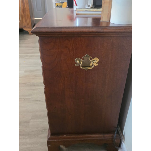 Vintage Link-Taylor Solid Wood Nightstands (Matching Pair) For Sale - Image 9 of 11