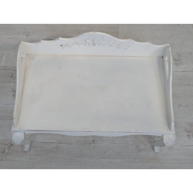 French Bleached Breakfast Tray from Cauntry Corner Saran Grace For Sale - Image 16 of 17