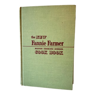 The New Fannie Farmer Boston Cooking School Cook Book 1955 9th Ed Hc For Sale