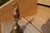 VTG Patina Heavy Solid Brass School Bell W Embossed Figural Owl Shape Handle For Sale - Image 9 of 10
