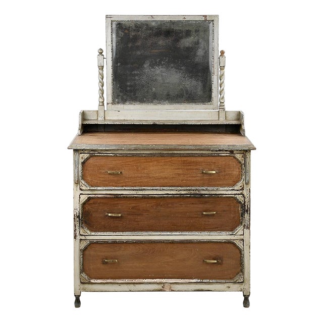 Vintage Wooden Dressing Table For Sale