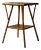Antique Bamboo Table With Oak Shelves For Sale