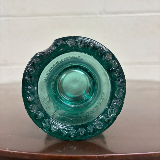 Antique Hemingray Teal Glass Insulator For Sale In Kansas City - Image 6 of 6