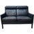 Black Experience the Perfect Blend of Timeless Design and Luxurious Comfort With This Exquisite Black Leather Loveseat From Restoration Hardware. For Sale - Image 8 of 8
