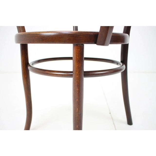 Thonet Mundus Wooden Armchair in Vienna Style, 1920s For Sale - Image 8 of 13