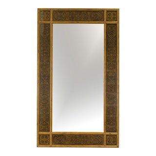 Theodore Alexander Art Deco Style Large Gilt Mirror "The Radiant" For Sale