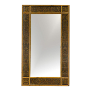 Theodore Alexander Art Deco Style Large Gilt Mirror "The Radiant"