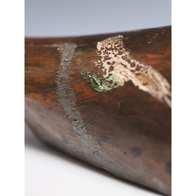 Early Hand-Carved Wooden Duck Decoy, Early 20th Century For Sale - Image 16 of 18