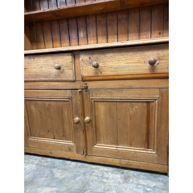 19th Century Irish Pine Dresser Hutch For Sale In Naples, FL - Image 6 of 8