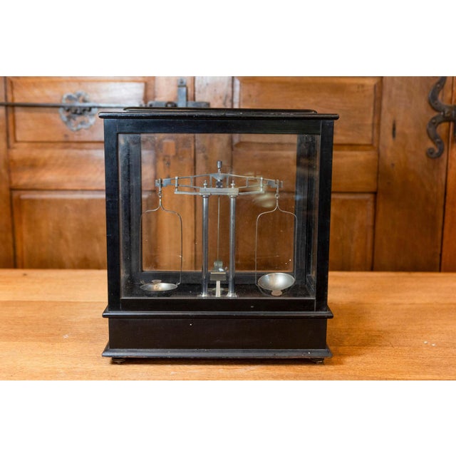 20th Century French Glass Case Scale For Sale - Image 9 of 13