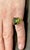5 Carat Natural Oval Green Tourmaline Cocktail Ring 18 Karat Yellow Gold For Sale - Image 4 of 18
