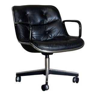 1970s Charles Pollock for Knoll Office Desk Chair For Sale