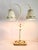 Mid 20th Century 1950s French Bouillotte Style Metal Tole Desk Lamp With Shades For Sale - Image 5 of 15