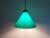 Art Deco Conical Green Opaline Pendant Light, 1920s-1930s For Sale - Image 9 of 12