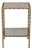 Brass Two Tier Side Table For Sale