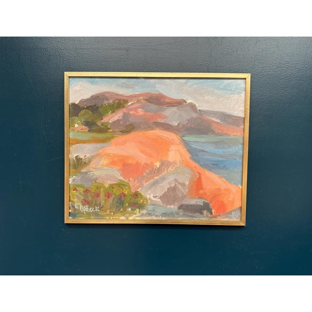 E. Björck, Serene Landscape, 1988, Oil Painting on Canvas, Framed For Sale - Image 14 of 15
