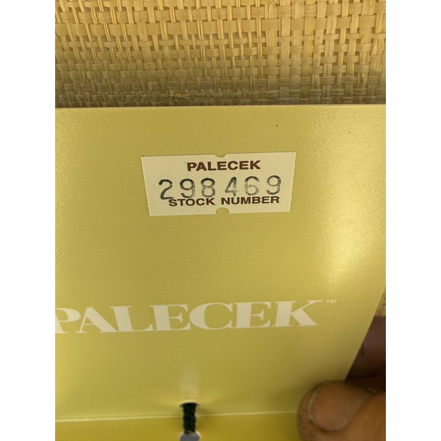 1990s Palecek Organic Modern Espresso Pencil Reed Lamps - A Pair For Sale - Image 11 of 12