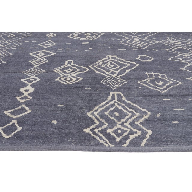 Berber Tribes of Morocco Contemporary Turkish Moroccan Rug, 08'02 X 10'04 For Sale - Image 4 of 10