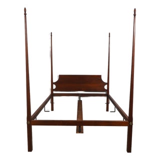 Eldred Wheeler Queen Size Cherry Poster Bed For Sale