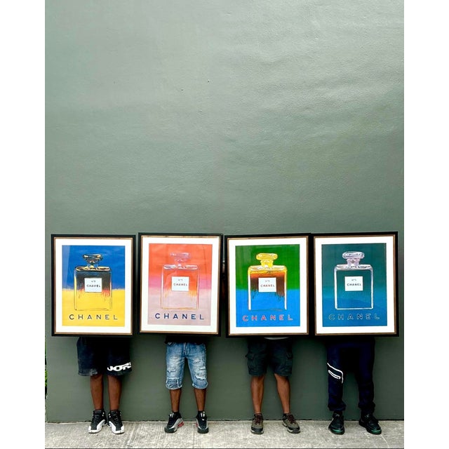 Vintage Andy Warhol for Chanel Number 5 Poster For Sale - Image 12 of 12