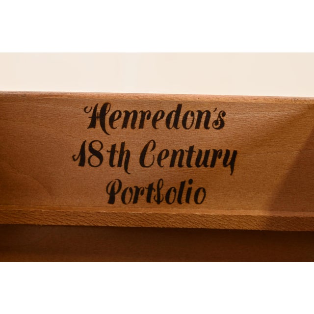 Brown Henredon Georgian Banded Mahogany Eight-Drawer Double Dresser For Sale - Image 8 of 12