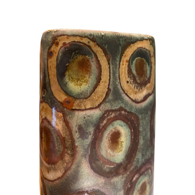 Peter Karner Studio Pottery Vase, One-of-a-Kind Reduction-Fired Denver, Colorado For Sale In San Francisco - Image 6 of 14