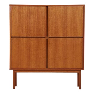 Mid-Century Wooden Highboard, 1960s For Sale