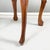 Set of Chippendale Style Wooden Chairs with Red Leather, 1900s For Sale - Image 16 of 17