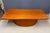 1970s Dyrlund Danish Teak Executive Desk With Rounded Drum Pedestal Base, C. 1970s For Sale - Image 5 of 12