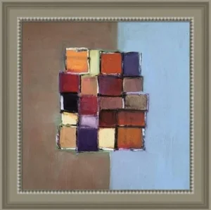 "Safe" Abstract Oil Painting by Lynn Christian 2022