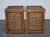 Vintage Rattan Bedside Tables with Drawer, Set of 2 For Sale - Image 9 of 15
