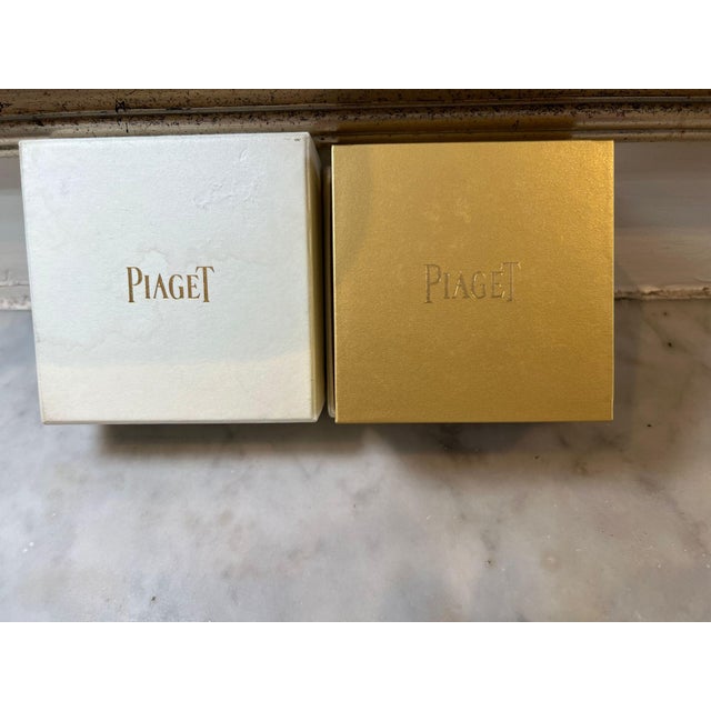 Piaget 18ct White Gold Possession Diamond Spinning Ring 0.02ct 6.31g, Size 9.25 For Sale - Image 9 of 9