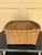 Antique American Splint Oak Square Basket, Late 19th Century For Sale - Image 11 of 12