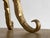 Brutalist Shabby-Chic Candelabra in Golden Wrough Iron, France, 2001 For Sale - Image 14 of 14