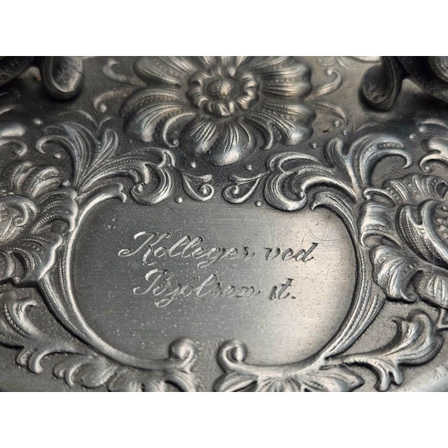 Metal Candy Tin from Telemark Rosemaling, 1985, Set of 2 For Sale - Image 7 of 10