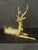 Hollywood Regency 1970s Vintage Hollywood Regency Style Large Brass Deer Sculpture For Sale - Image 3 of 3