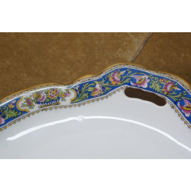 11 Antique Art Deco TLB Limoges Touze, Lemaître Frères & Blancher Plates For Sale - Image 9 of 11