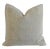 Tan Beautiful Designer Italian Botanical Floral Velvet Feather/Down Pillow For Sale - Image 8 of 8
