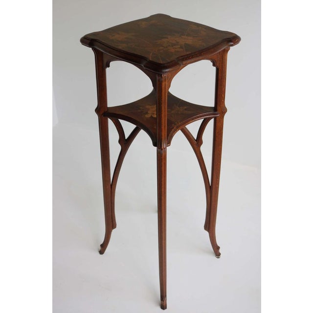 Art Nouveau Pedestal by Emile Gallé, 1900s For Sale - Image 12 of 18