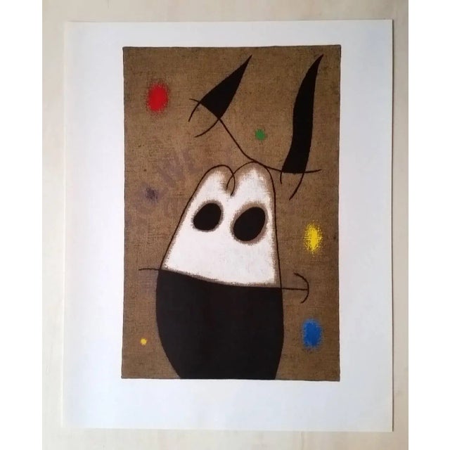 1960s After Miro, Femme et oiseau, Plate from Femmes, 1965, Lithograph For Sale - Image 5 of 5