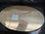 Gold Vintage j.a. Olson Oval Mirror For Sale - Image 8 of 10