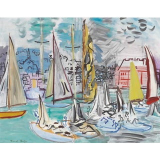 Raoul Dufy Voiliers Dans Le Port De Deauville Giclee LTD Edition For Sale