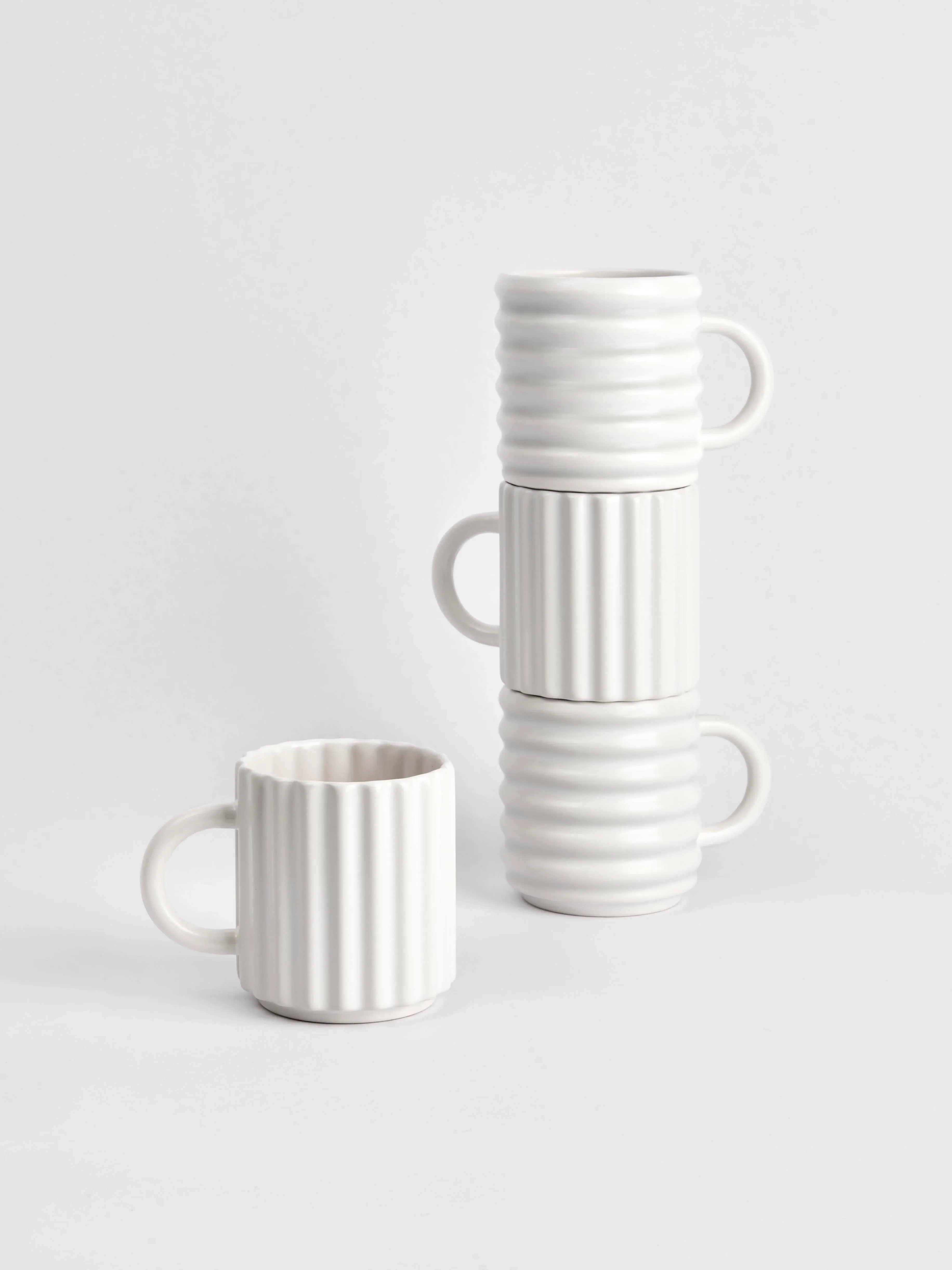 FORM & SEEK Ripple Espresso Cups