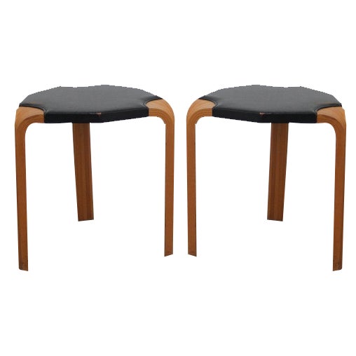 Set of X602 Stools by Alvar Aalto for Artek, 1954 For Sale