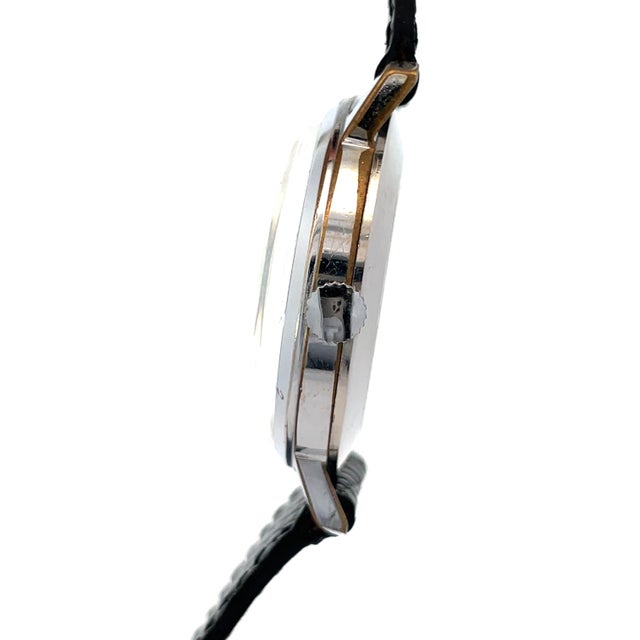 Blue Diantus 1950s Swiss Made Antimagnetic Manual Wind Vintage Watch For Sale - Image 8 of 8