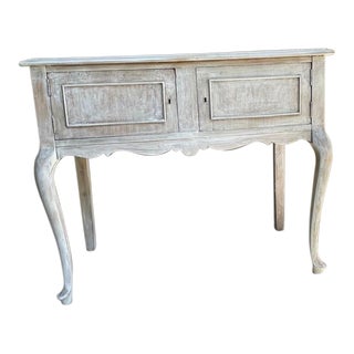 Late 18th Century Swedish Gustavian Bleached Console For Sale