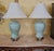 Pair of Vintage Celadon Glazed Ceramic Ginger Jar Table Lamps For Sale - Image 4 of 18