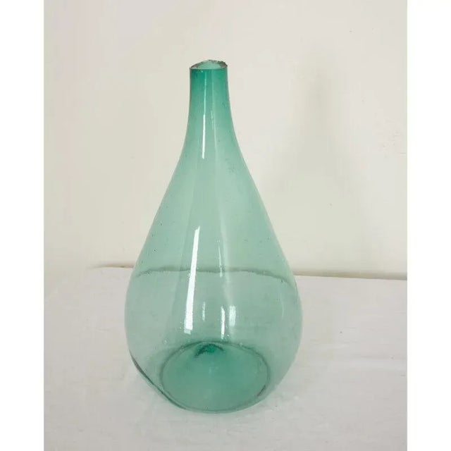 Italian Italian Early 19th Century Blown Glass Damigiana For Sale - Image 3 of 7