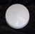 Vintage Minimalist Ceiling Lamp with Opaque White Glass Shade on a Concealed Metal Mount by Robert Zimmermann, 1990s, in...