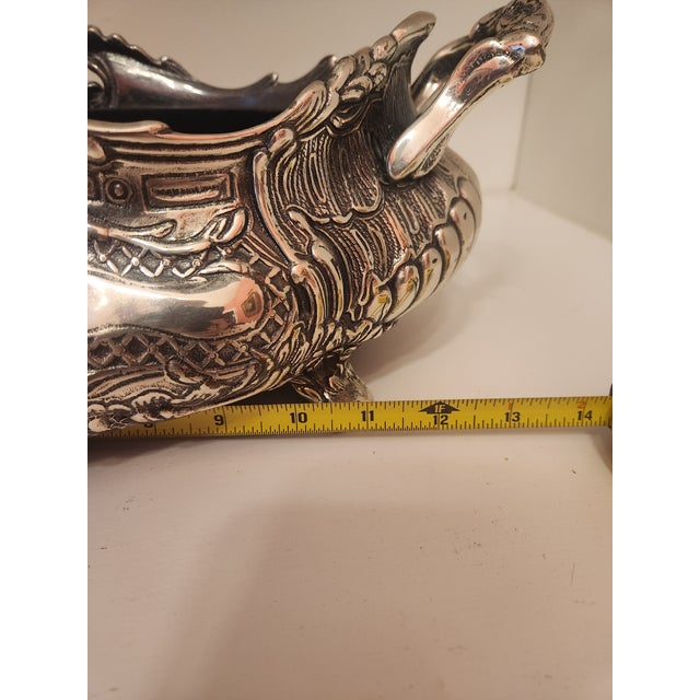 Antique French Rococo Style Jardiniere For Sale In Kansas City - Image 6 of 7